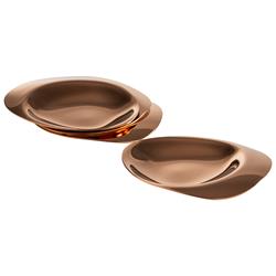 4er Teller-Set Kupfer