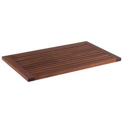Schneidebrett aus Holz dunkel