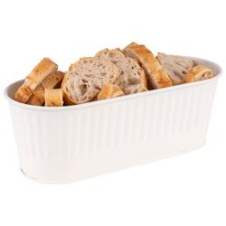 Besteckbehälter weiß mit Brot