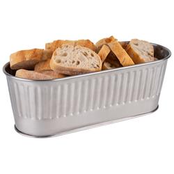 Besteckbehälter Edelstahl mit Brot