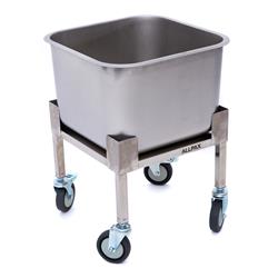 Spülwagen inkl. Becken 500x500x300 mm und Abfluss