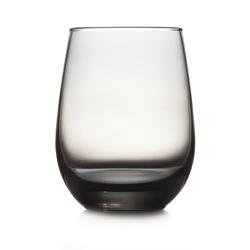 Libbey Weinglass Stemless, schwarz, 12er Set