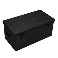 Transportbox Aluminium schwarz, 95 Liter