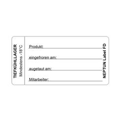 Lageretiketten wasserlöslich, 250 Stk. pro Rolle Lageretiketten wasserlöslich, 250 Stk. pro Rolle