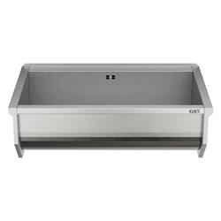 Ausgussbecken SOLIDUM Plus aus Edelstahl, 3 Größen