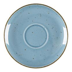 12 x Untertasse Porzellan Serie Aida Ø 145 mm – türkis