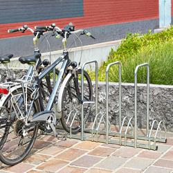 Bügelparker 5er- Fahrradständer 2-seitig