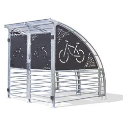 Fahrradunterstand für 6 Fahrräder, abschließbar