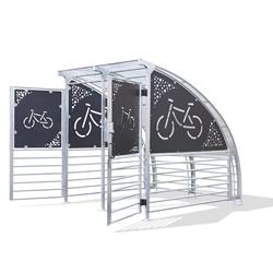 Fahrradunterstand für 6 Fahrräder, abschließbar