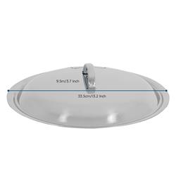 Chafing Dish rund Edelstahldeckel – 5 l