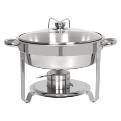 Chafing Dish rund Glasdeckel – 5 l