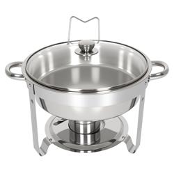 Chafing Dish rund Glasdeckel – 5 l