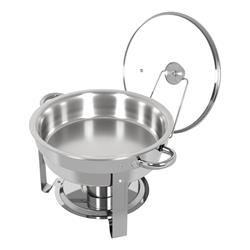 Chafing Dish rund Glasdeckel – 5 l