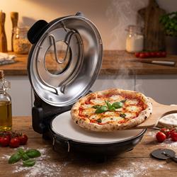 Pizzaofen, schwarz
