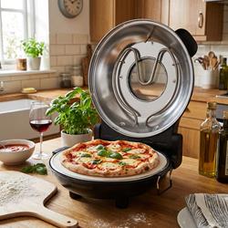Pizzaofen, schwarz