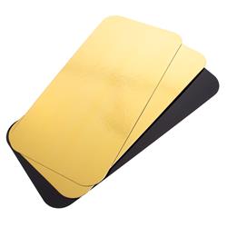 Lachsbretter gold/schwarz 200 x 400 mm – extra dick, 100 Stück