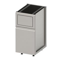 Unterschrank Bar mit Abfallkipper und Klappdeckelöffnung, Höhe 850 mm Unterschrank Bar mit Abfallkipper und Klappdeckelöffnung, Höhe 850 mm