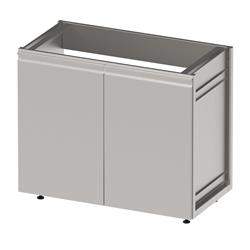 Spülenunterschrank Bar mit Flügeltür, Höhe 850 mm