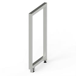 Fußgestell Bar, Höhe 850 mm, Vierkantprofil 40 x 40 mm, Edelstahl

Langtext