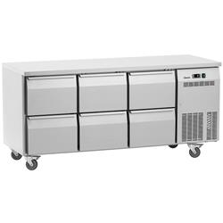 Kühltisch Easy S6-1501, 6 Schubladen