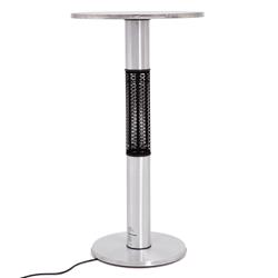 Elektrischer Tischheizstrahler Ø 600 mm – 1500 W Edelstahl