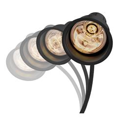 Wärmelampe Infrarotlampe, flexibler Lampenarm