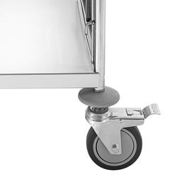 Tablettwagen Rolle mit Feststellung