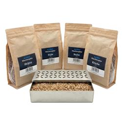 Räucherbox Set 500 g - Räucherspäne inkl. Smokerbox geschlitzt