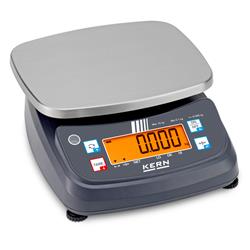 Tischwaage FPB eichfähig – 3/6/15/30 kg, Edelstahl-Wägeplatte