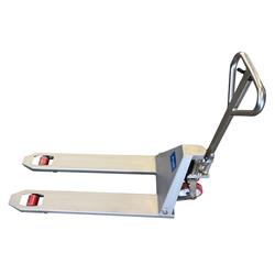 Edelstahl Palettenhubwagen 2000 kg, Einzelrolle