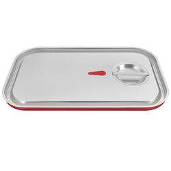 GN-Deckel Edelstahl mit Silikon-Dichtung für GN-Behälter 1/1