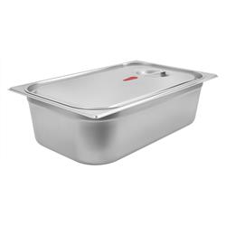 GN-Deckel Edelstahl mit Silikon-Dichtung für GN-Behälter 1/1