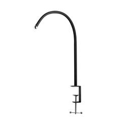 Schraubklammer mit flexiblem Arm, Metall, Höhe 64 cm