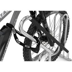 Fahrradständer 6 Einstellplätze silber/schwarz aus Stahl mit Anlehnparker