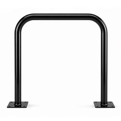 Fahrradständer Anlehnbügel Stahl schwarz – 800 x 775 mm