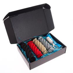Testset STOPPO Kordel Polyhanf 10 cm, 4 Farben