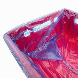 Fleischkistenbeutel 600 x 600 mm, LDPE blau