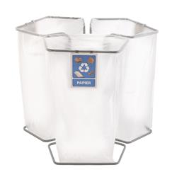 Müllsackhalter 3-Fach aus Stahl, für 240 l und 400 l Müllsäcke