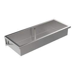 Arbeits-/Mehrzweckbecken wandhängend mit Standrohrventil 1500 mm