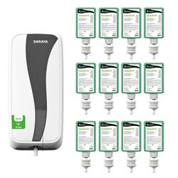 Set Sensorspender UD-450 mit 12 × Schaumseife Alsoft 450 ml