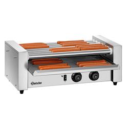 Würstchen-Rollergrill einschiebbare Heizzone