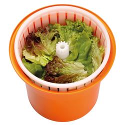 Salatschleuder Muster befüllt
