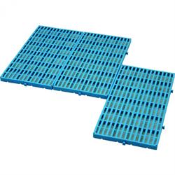 Bodenrost 60x30x2,5 cm, HDPE - blau