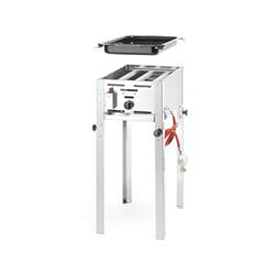 Hendi Edelstahlgrill mit GN-Blech