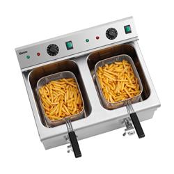Induktions-Fritteuse 2x8L Plus