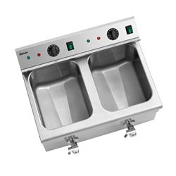 Induktions-Fritteuse 2x8L Plus