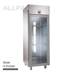 Glastür-Kühlschrank, Umluft