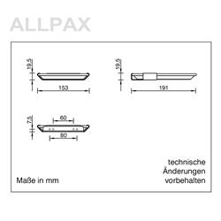 Abtropfschale Maße