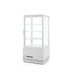 Hendi Kuchenvitrine 78 Liter weiß
