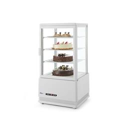Hendi Kuchenvitrine 78 Liter schwarz